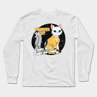 Frankencat, the purrfect Halloween pet Long Sleeve T-Shirt